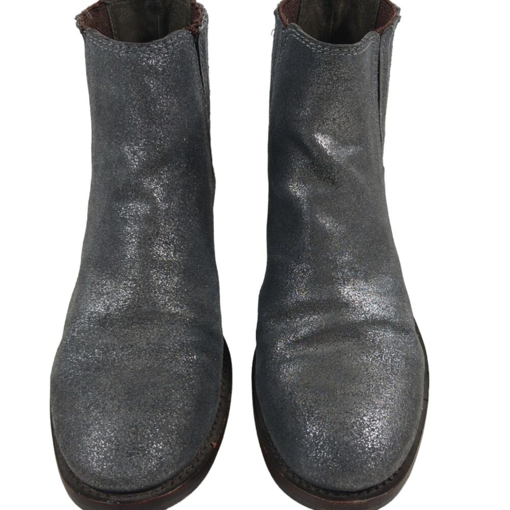 Tory Burch Metalic Silver/Gray Boots GUC $365 Size 6.5M   FS2160 - Picture 4 of 9